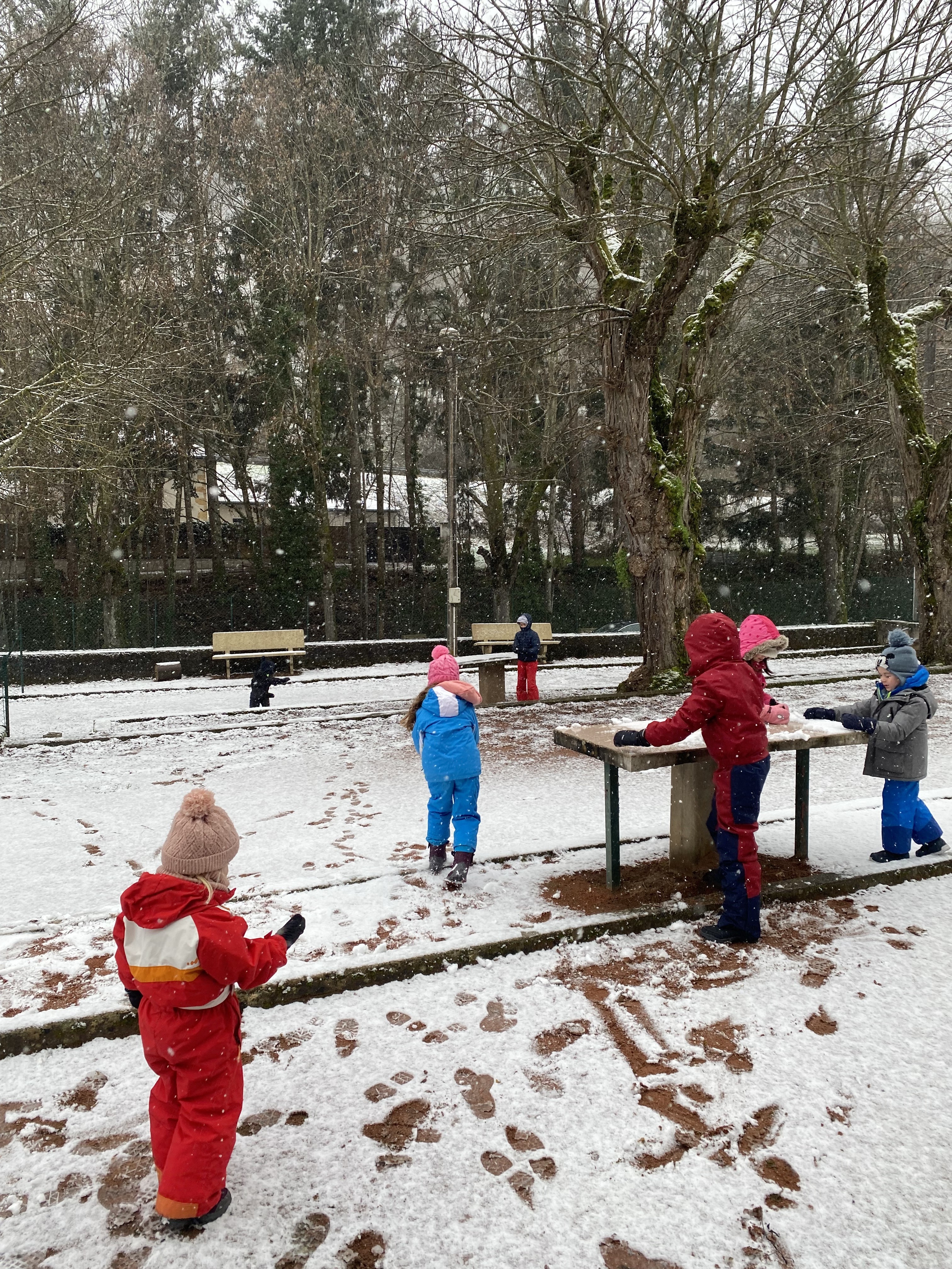 Jeux dans la neige