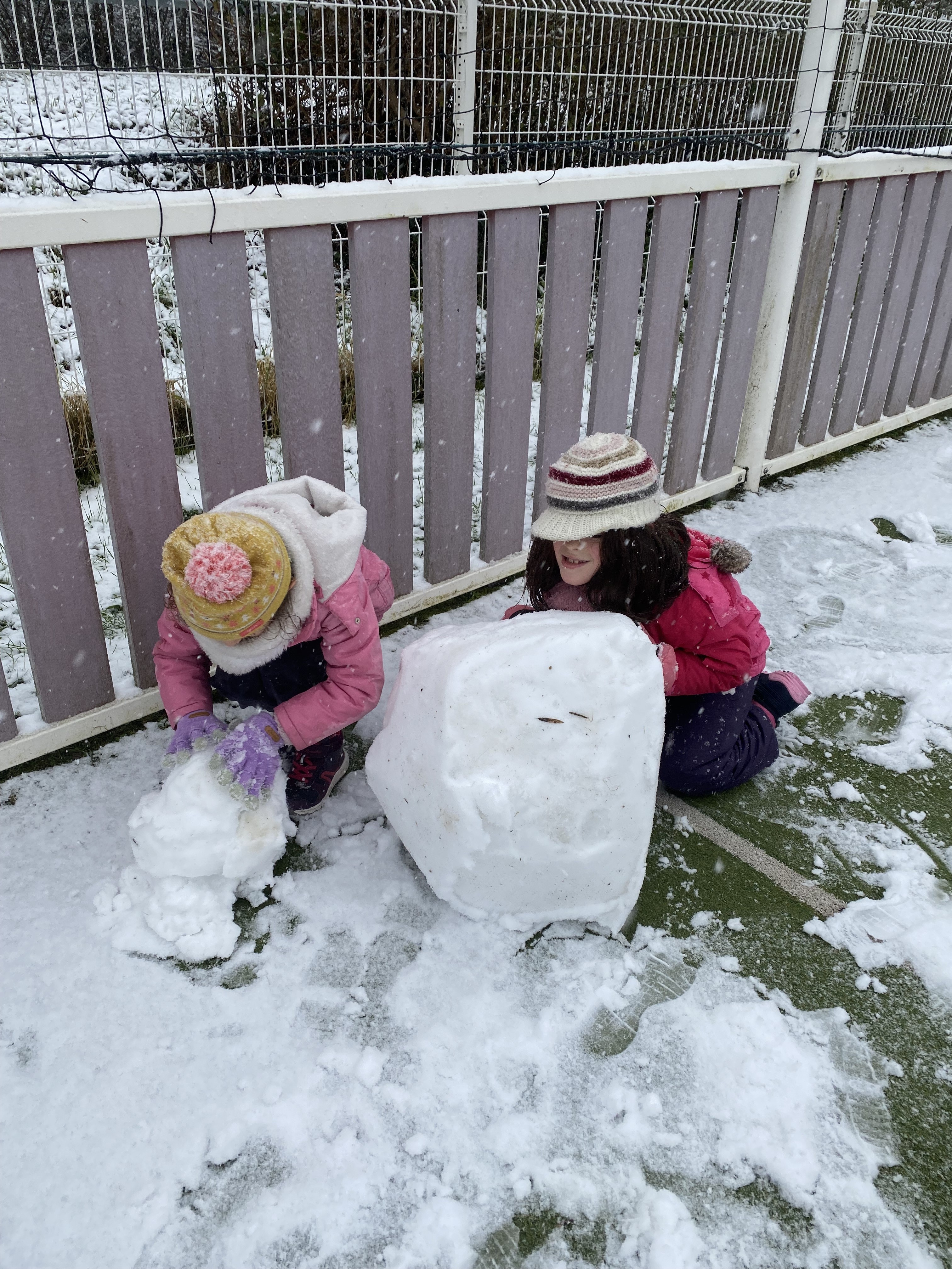 Jeux dans la neige