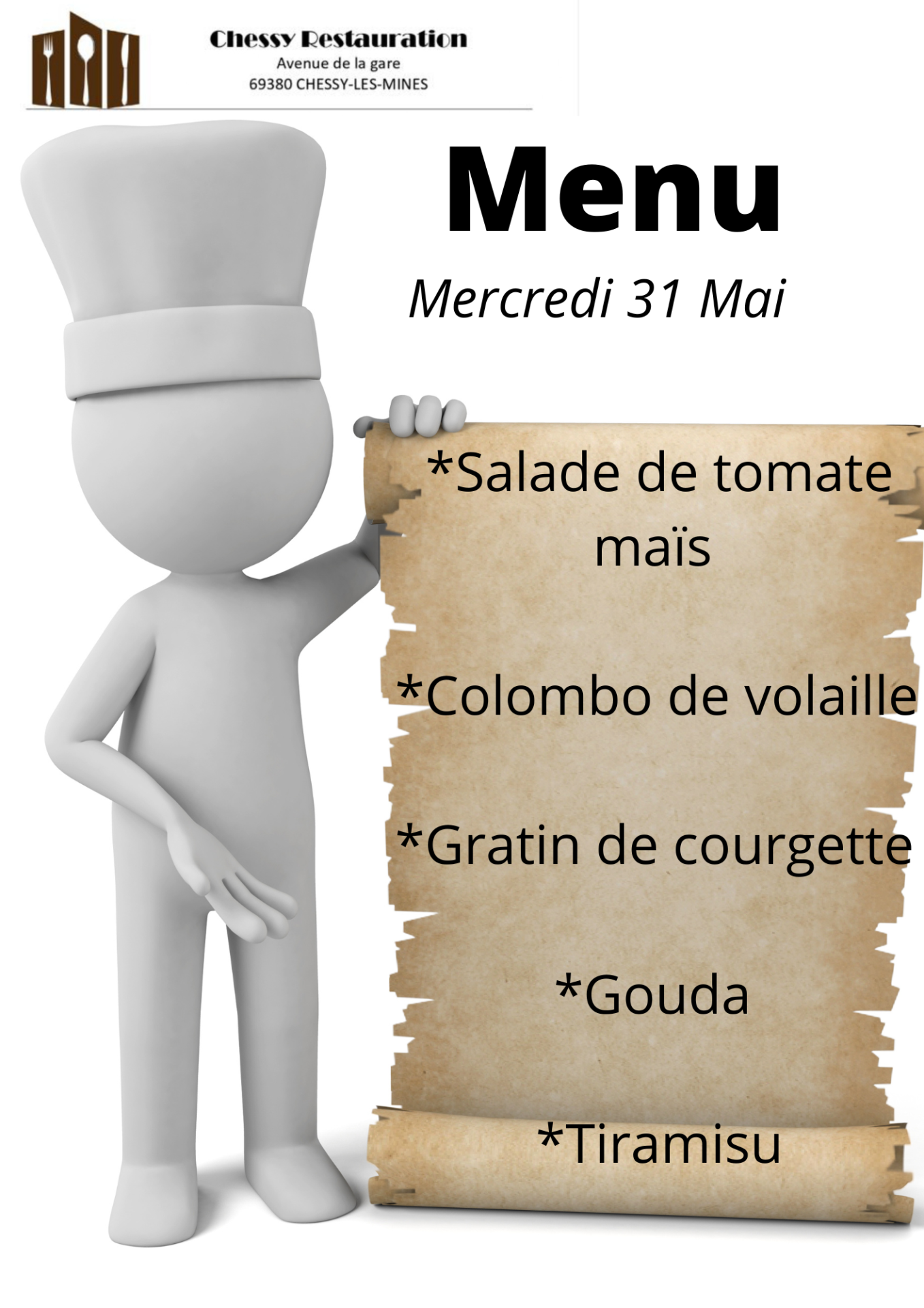 Mercredi 31 mai